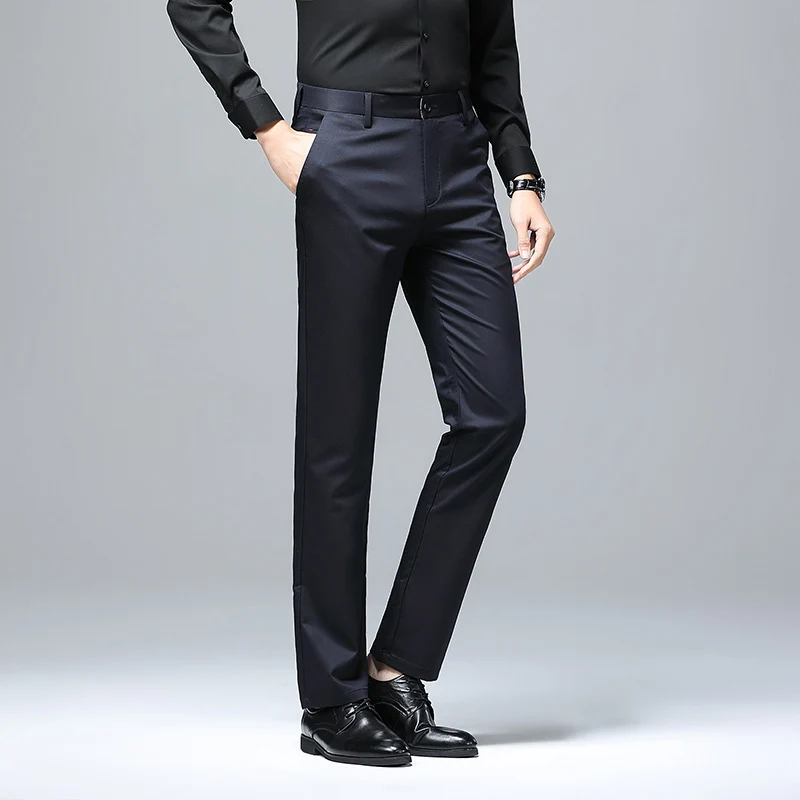 Herren Elegante Slim‑Fit Chino‑Hose mit Bügelfalte und Stretchkomfort Nord Taschen