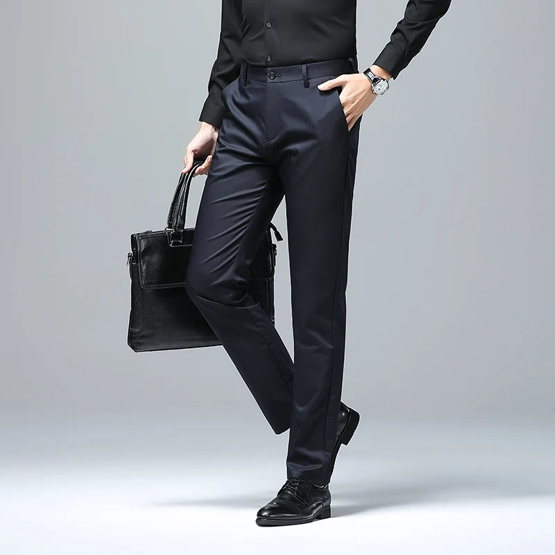 Herren Elegante Slim‑Fit Chino‑Hose mit Bügelfalte und Stretchkomfort Nord Taschen
