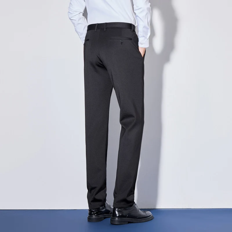 Herren Elegante Business-Hose mit geradem Schnitt und elastischem Bund Nord Taschen