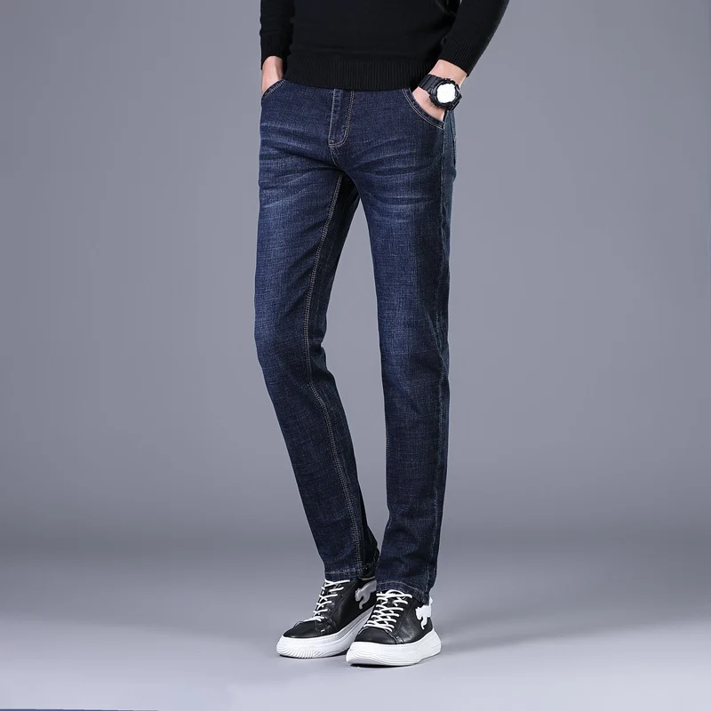 Damen Elastische Slim‑Straight-Jeans mit hohem Komfortbund Nord Taschen
