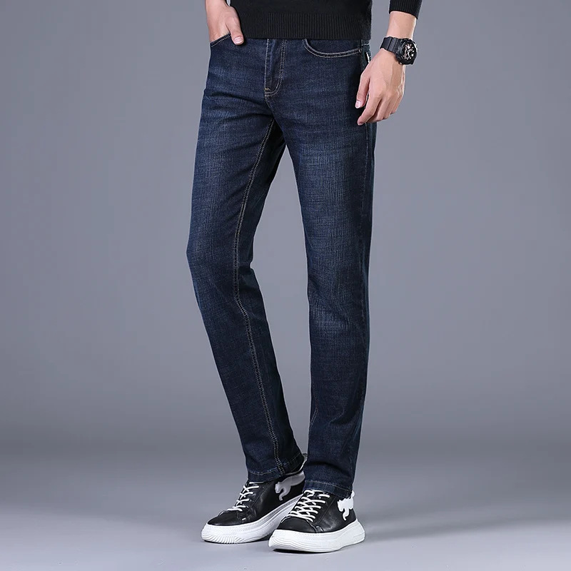 Damen Elastische Slim‑Straight-Jeans mit hohem Komfortbund Nord Taschen