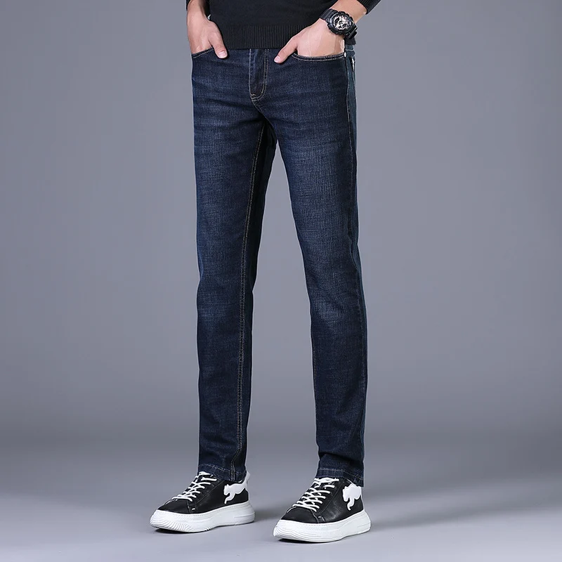 Damen Elastische Slim‑Straight-Jeans mit hohem Komfortbund Nord Taschen