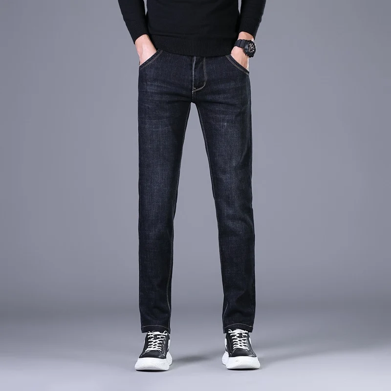 Damen Elastische Slim‑Straight-Jeans mit hohem Komfortbund Nord Taschen