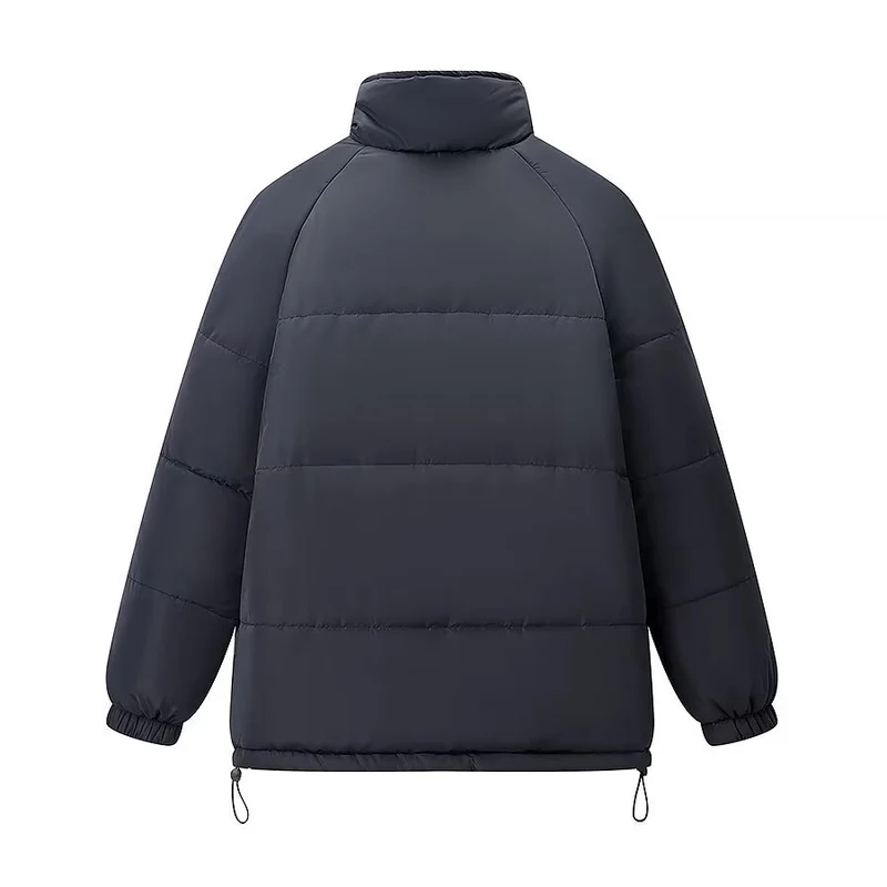 Damen Wattierte Steppjacke mit Stehkragen, Raglanärmeln und verstellbarem Saum Nord Taschen