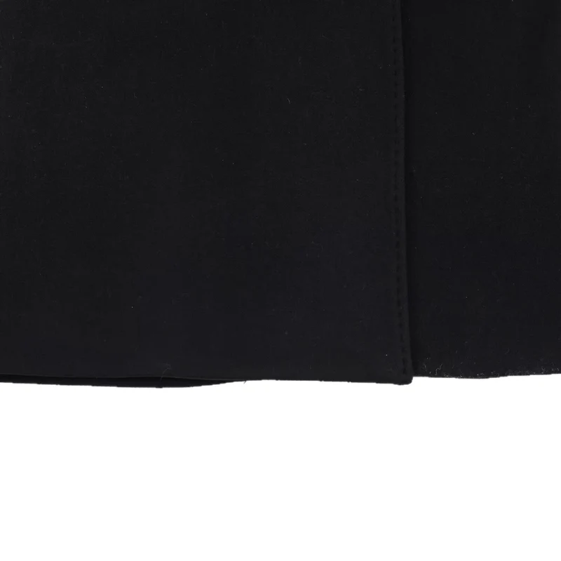 Damen Longline-Mantel mit breitem Revers und Bindegürtel Nord Taschen