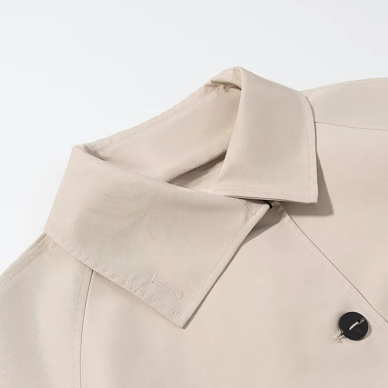 Damen Kurzjacke im Trenchstil mit kastiger Boxy‑Silhouette und Raglanärmeln Nord Taschen
