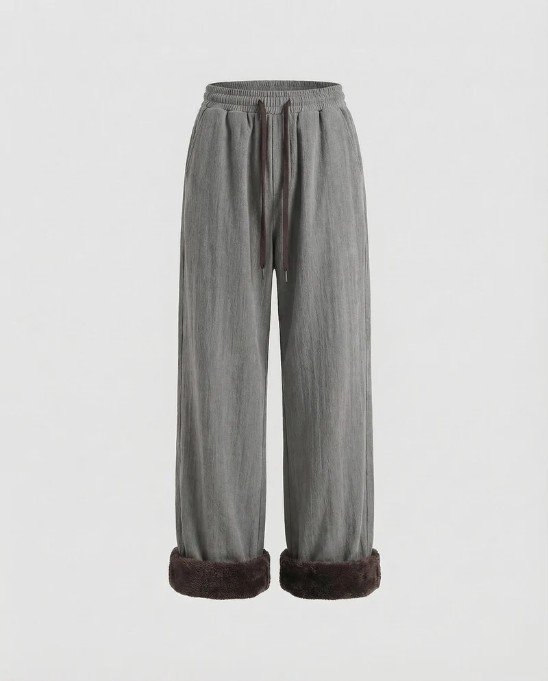 Damen Thermo Cordhose Teddyfutter