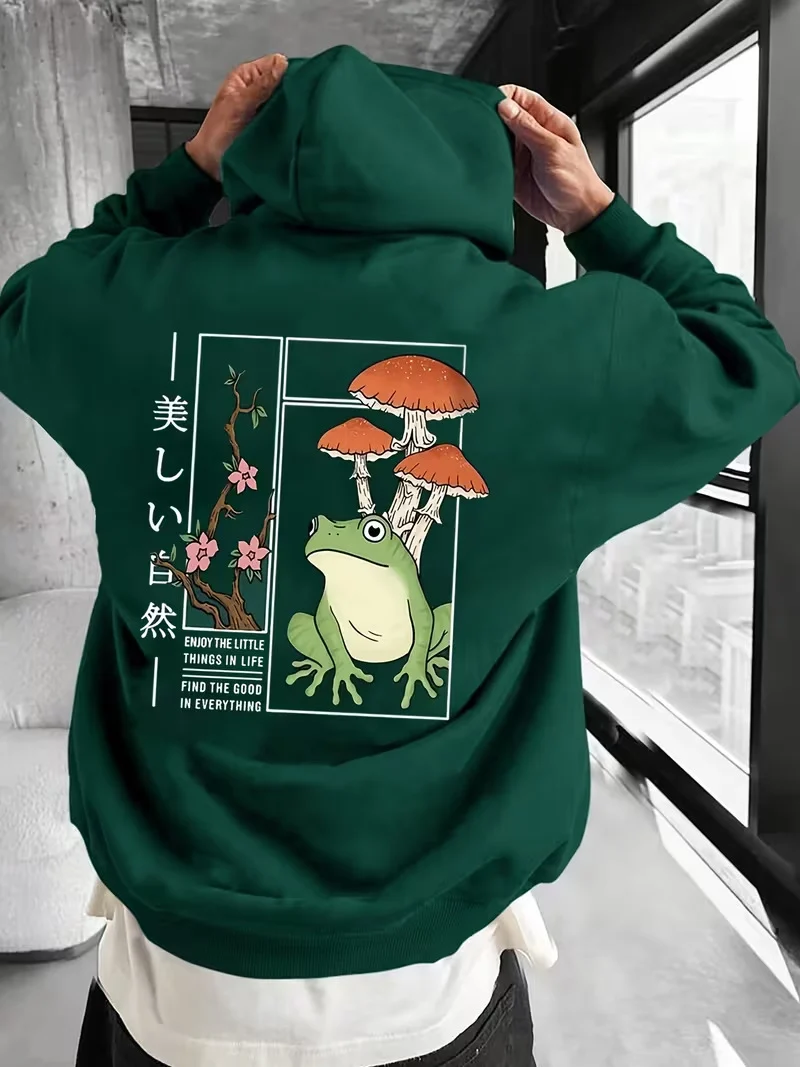 Unisex Grafischer Kapuzenpullover Nord Taschen