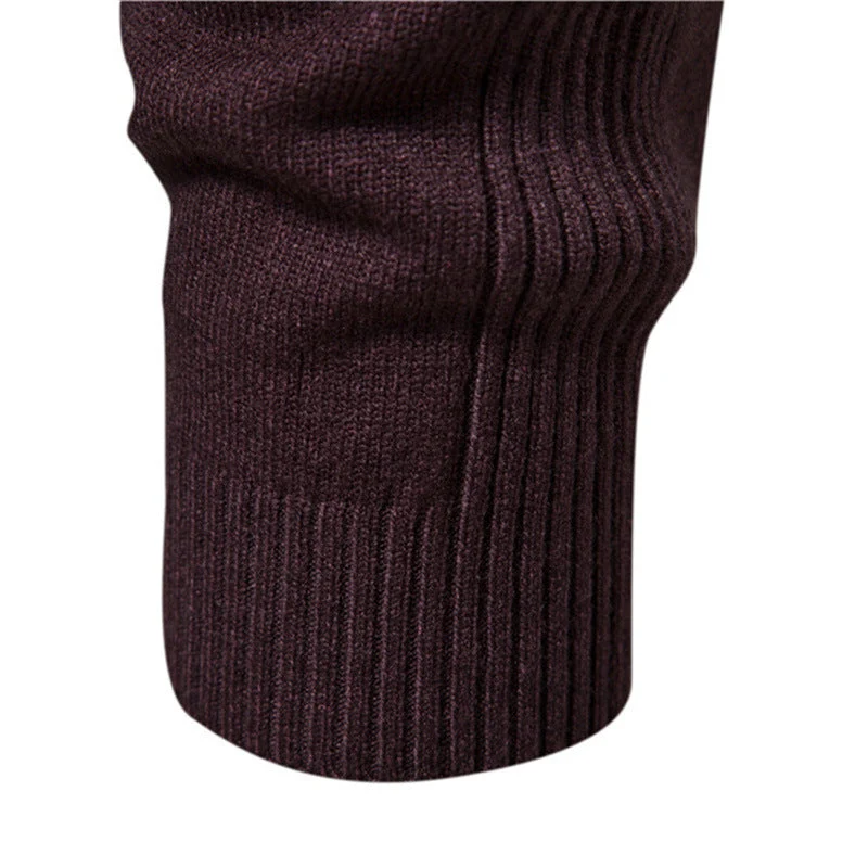 Herren stilvoller Rollkragenpullover aus weicher Merinowolle Nord Taschen