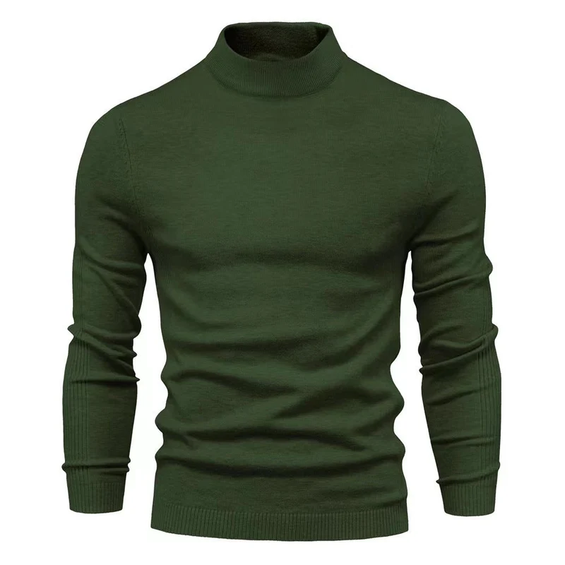 Herren stilvoller Rollkragenpullover aus weicher Merinowolle Nord Taschen