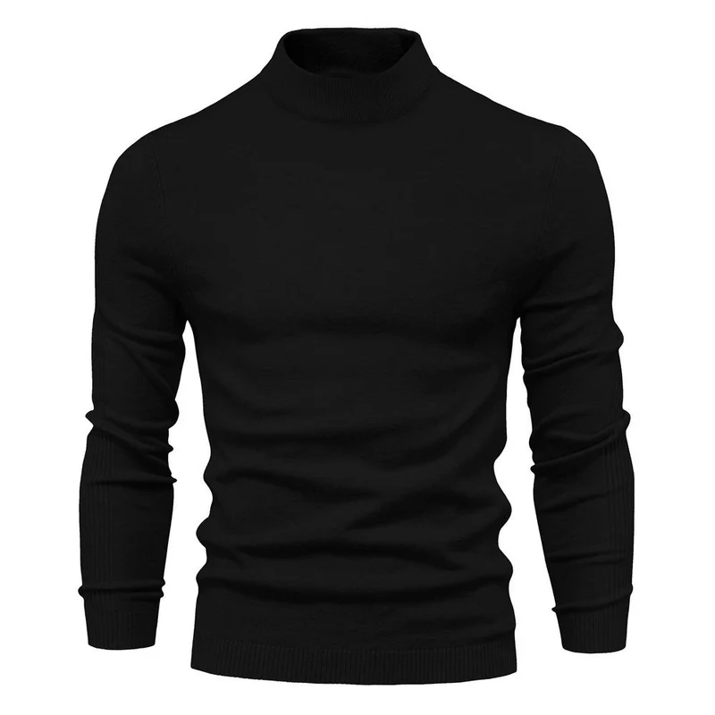 Herren stilvoller Rollkragenpullover aus weicher Merinowolle Nord Taschen