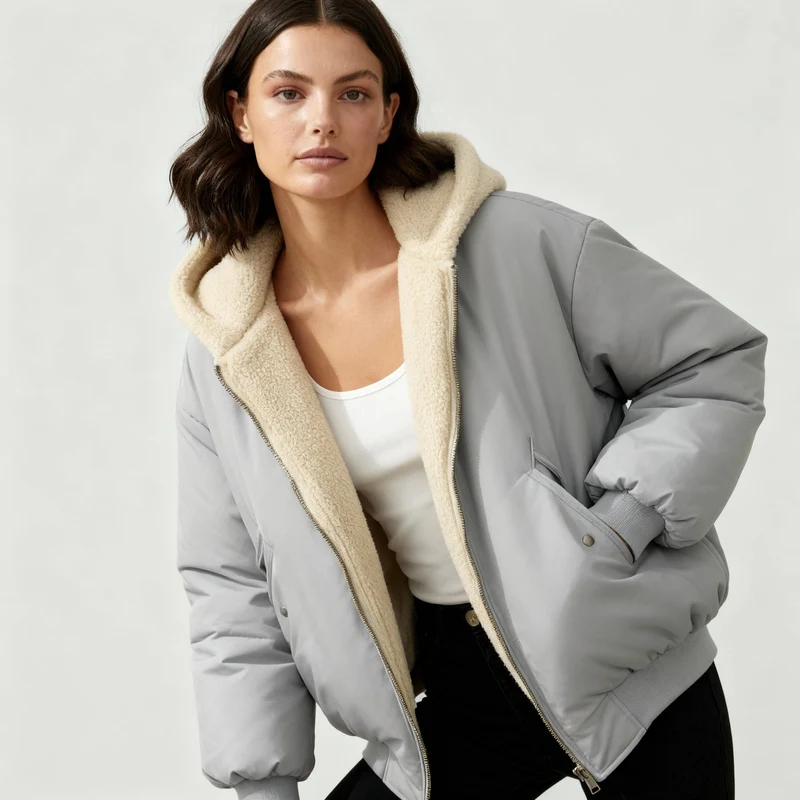 Oversized Winterjacke Komfort
