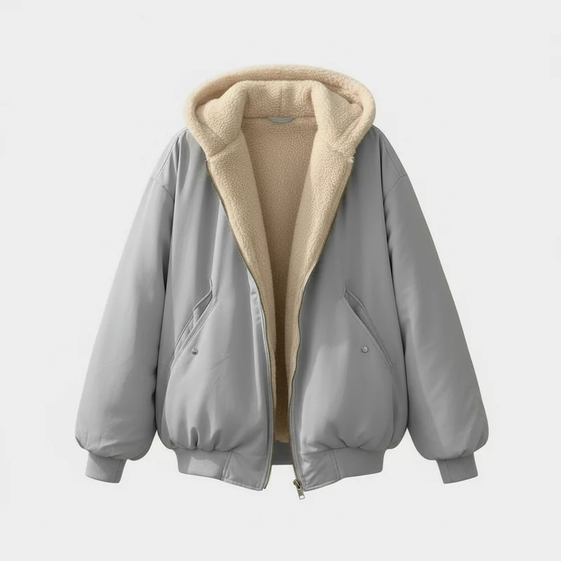Oversized Winterjacke Komfort