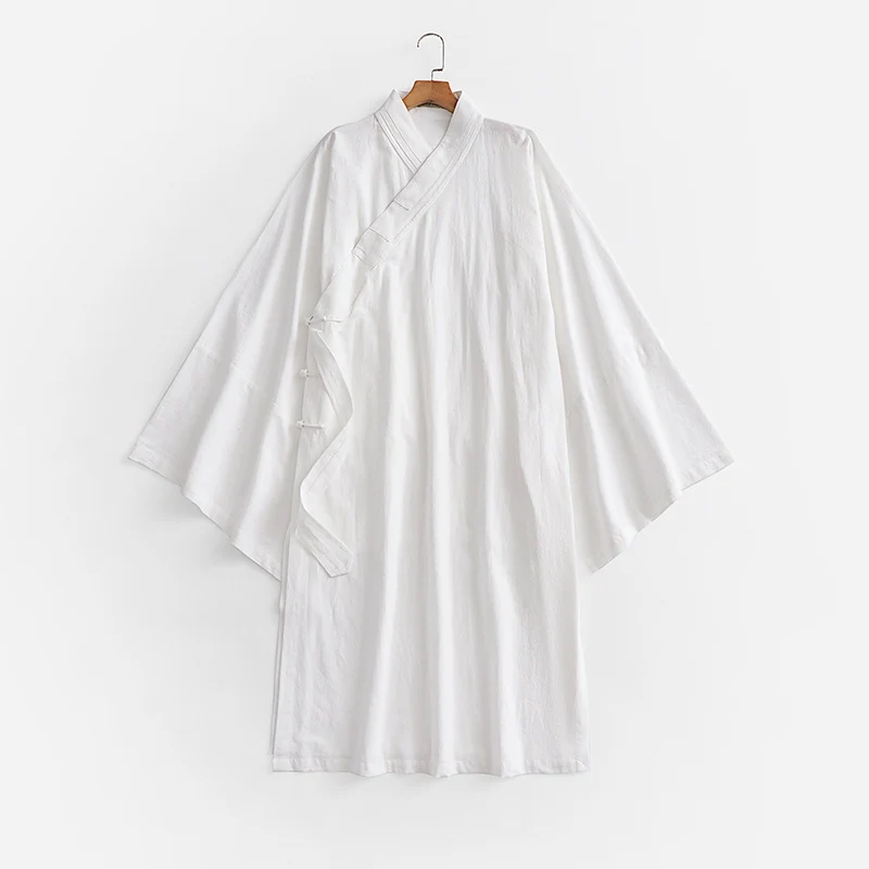 Unisex Oversize Kimono-Mantel mit weitem Ärmel und asymmetrischer Wickelvorderseite Nord Taschen