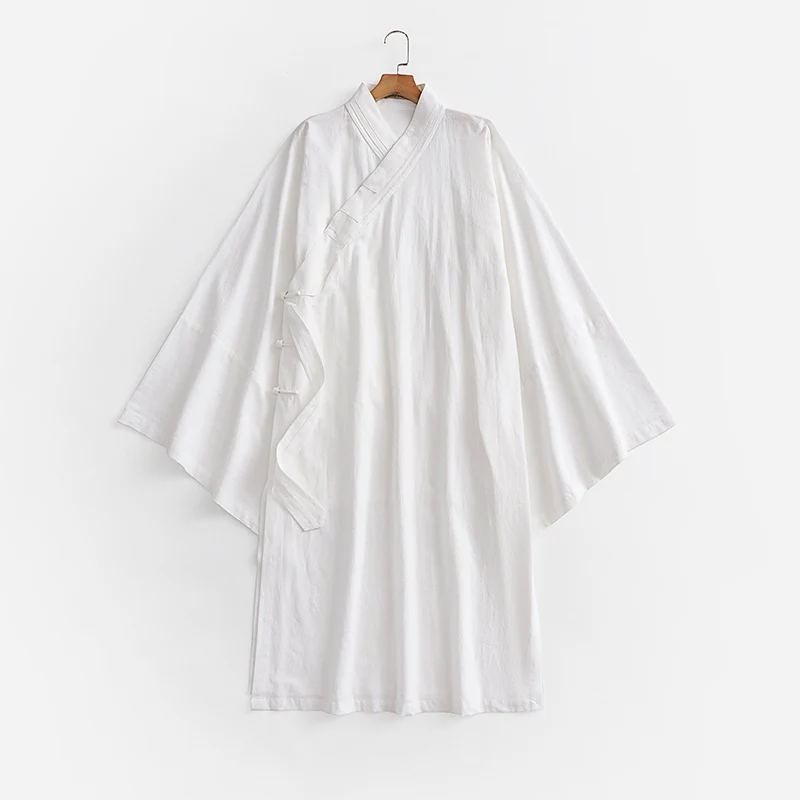 Unisex Oversize Kimono-Mantel mit weitem Ärmel und asymmetrischer Wickelvorderseite Nord Taschen