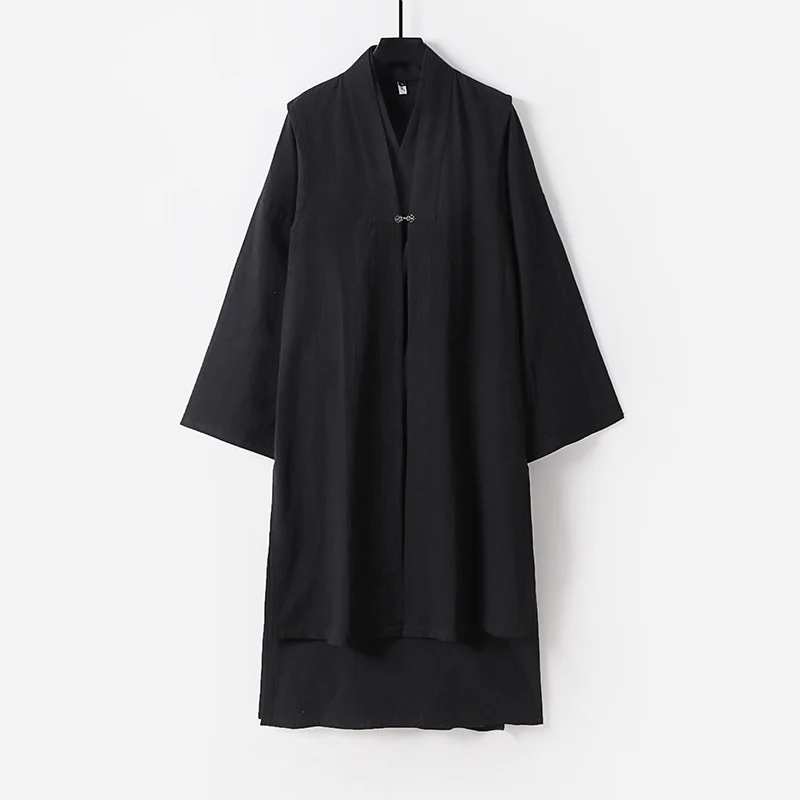 Unisex Langer Oversize-Kimono‑Mantel mit dezentem Knebelverschluss und weiter Silhouette Nord Taschen
