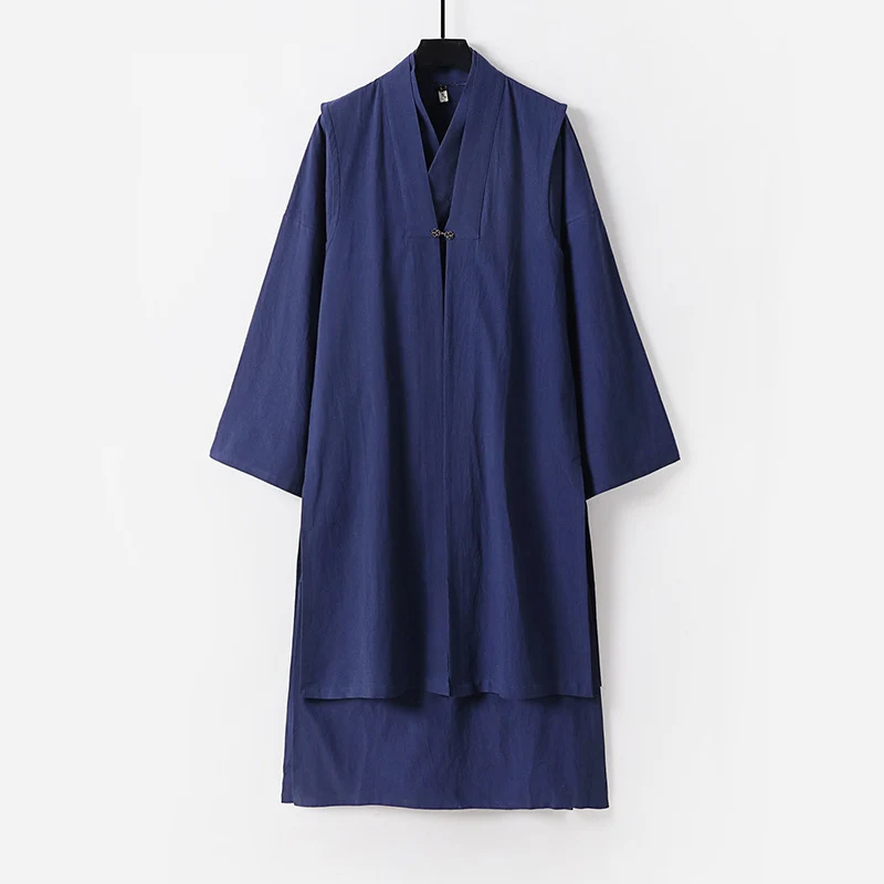 Unisex Langer Oversize-Kimono‑Mantel mit dezentem Knebelverschluss und weiter Silhouette Nord Taschen