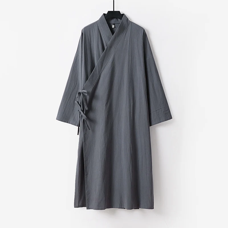 Unisex Langer Kimono-Mantel mit Bindeband, weitem Schnitt und minimalistischer Silhouette Nord Taschen