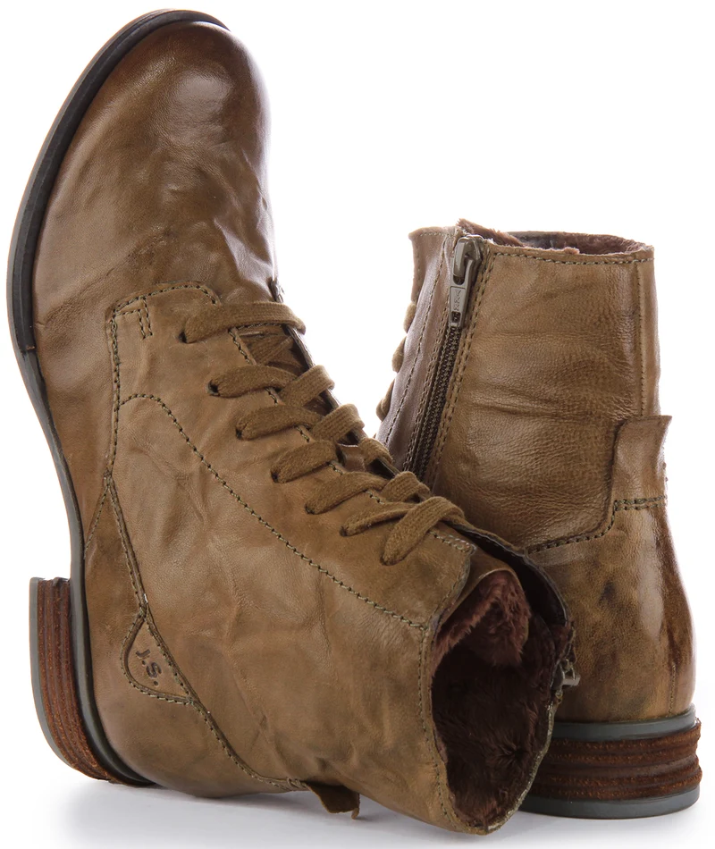 Josef Seibel Sanja 01 In Olive For Women
