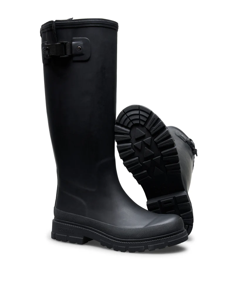Bota de Agua Lili Smooth Black/Black