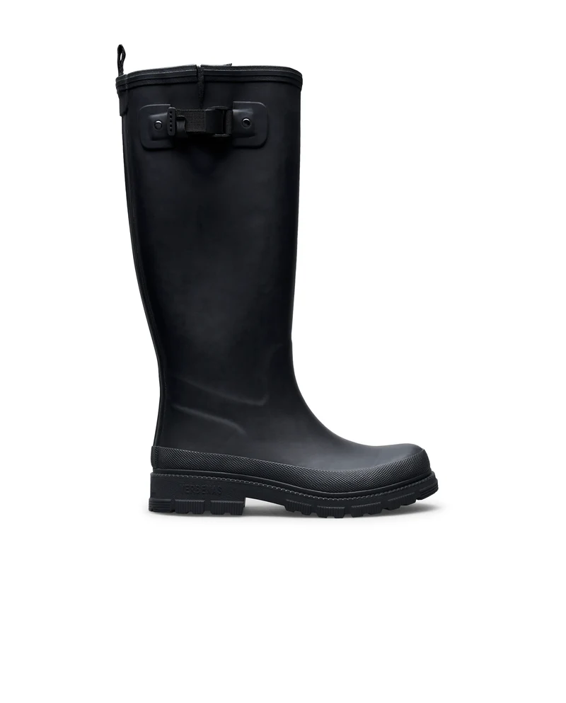 Bota de Agua Lili Fur Smooth Black/Black