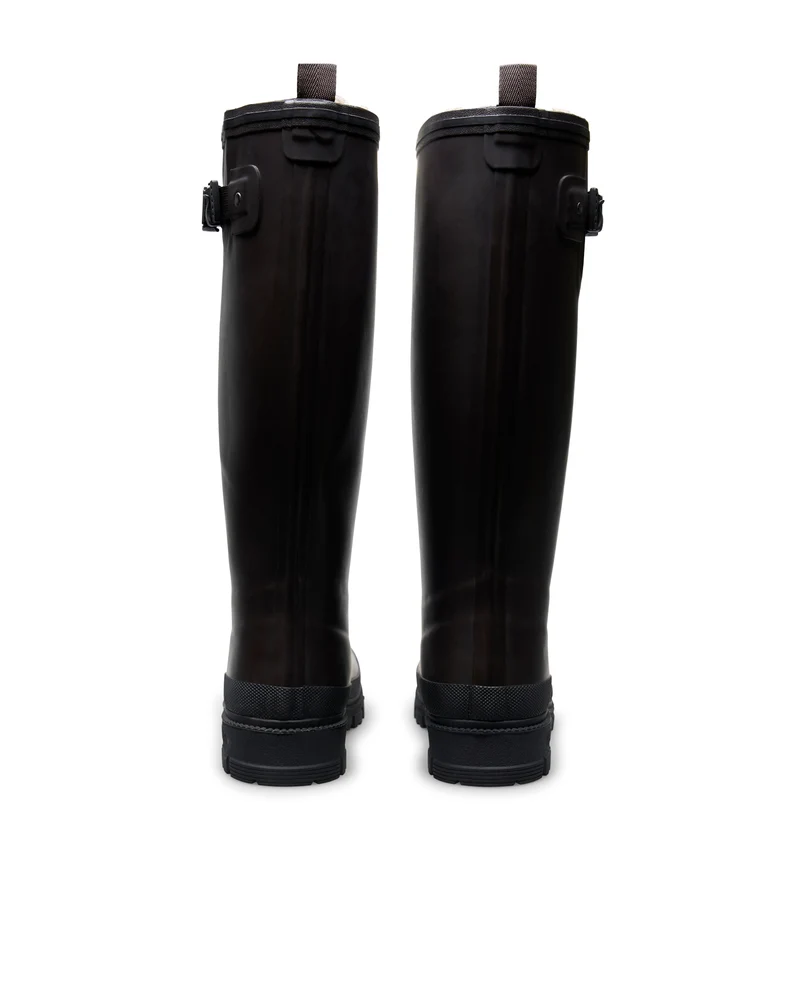 Bota de Agua Lili Fur Smooth Brown/Black