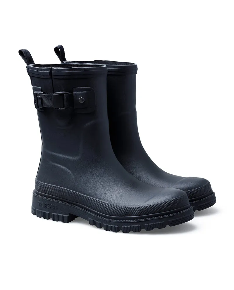 Bota de Agua Lina Smooth Black/Black