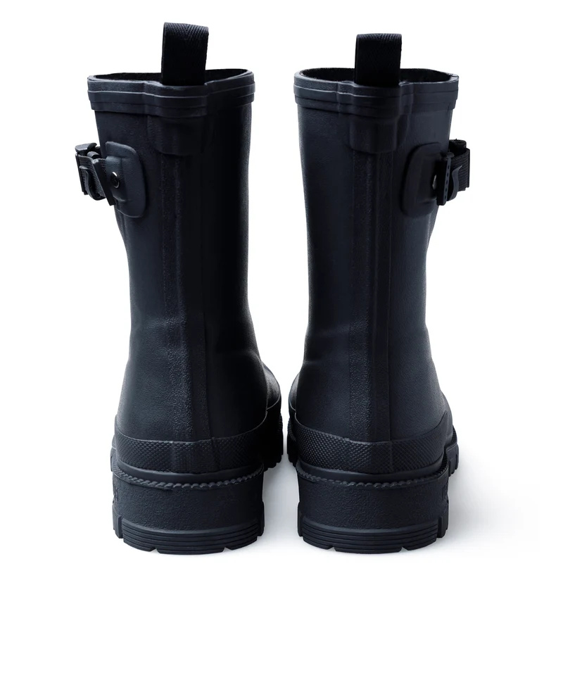 Bota de Agua Lina Smooth Black/Black