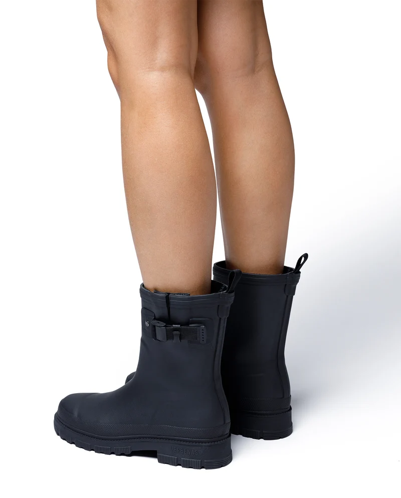 Bota de Agua Lina Smooth Black/Black