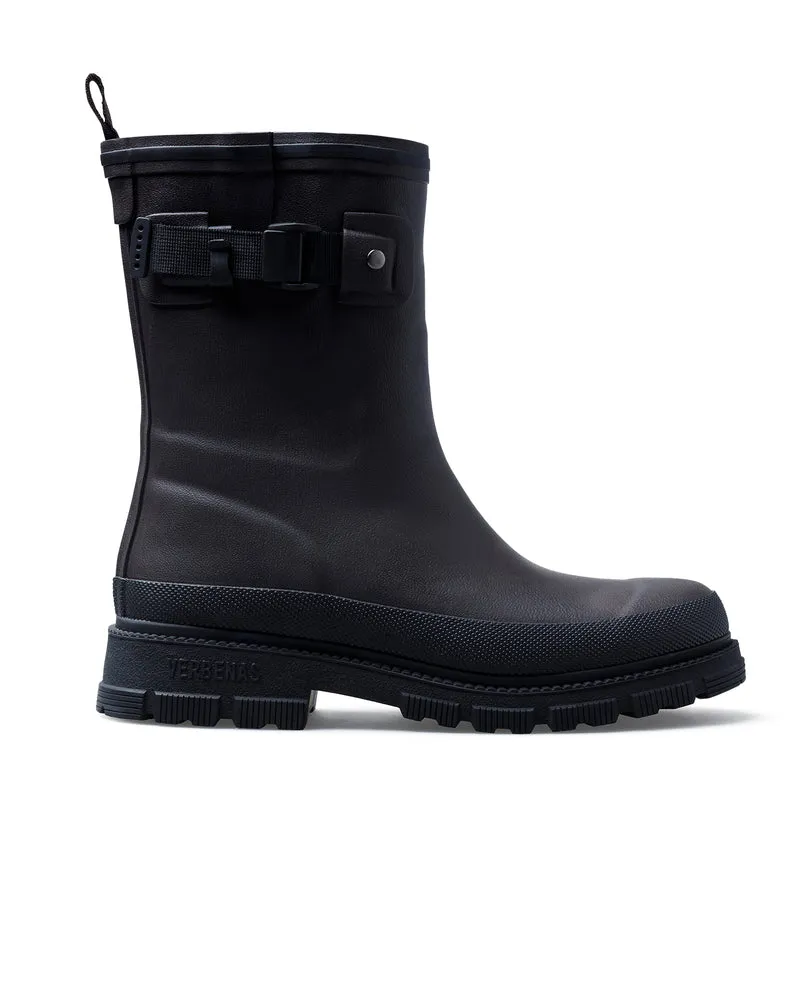 Bota de Agua Lina Fur Smooth Brown/Black