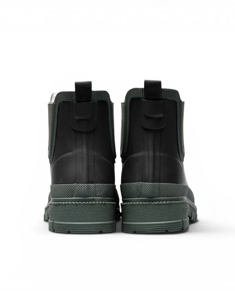 Bota de Agua Lua Fur Smooth Black/Kaki
