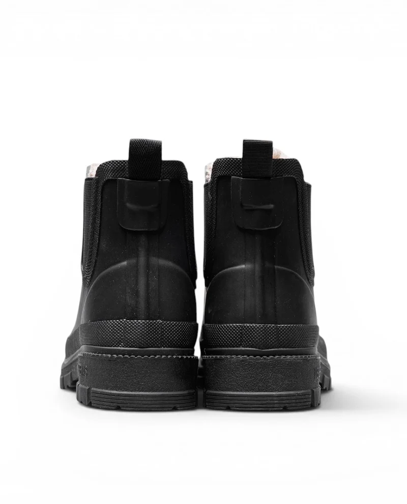 Bota de Agua Lua Fur Smooth Black/Black