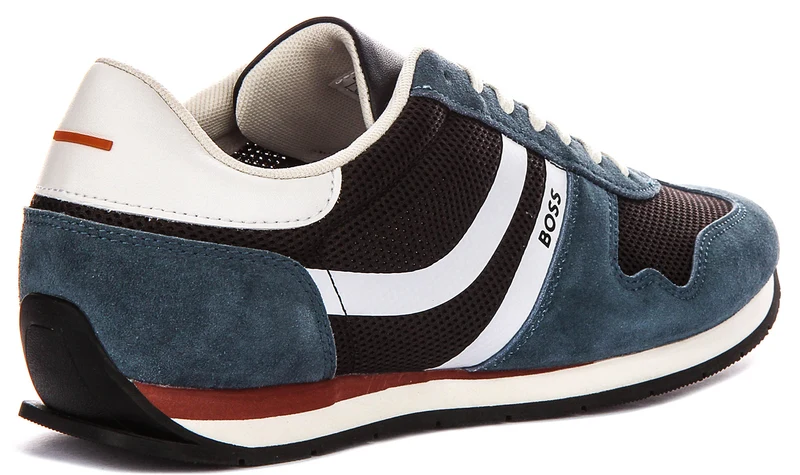 Boss Levon Runner Memi In Navy For Men Sneaker