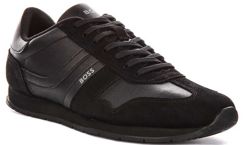 Boss Levon Runner In All Black For Men Sneaker