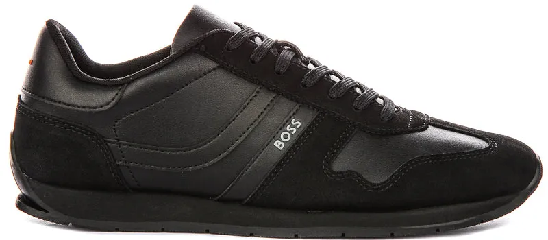 Boss Levon Runner In All Black For Men Sneaker