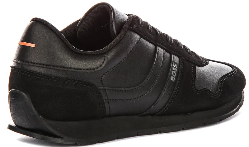Boss Levon Runner In All Black For Men Sneaker
