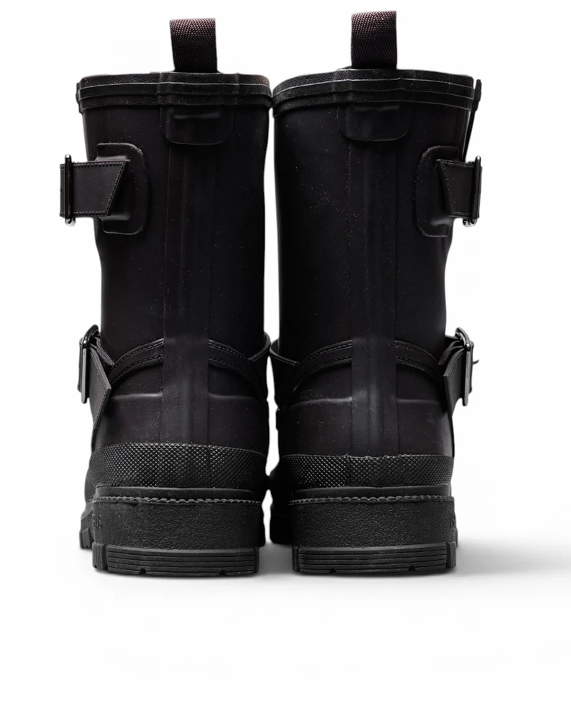 Bota de Agua Lucia Fur Smooth Brown/Black