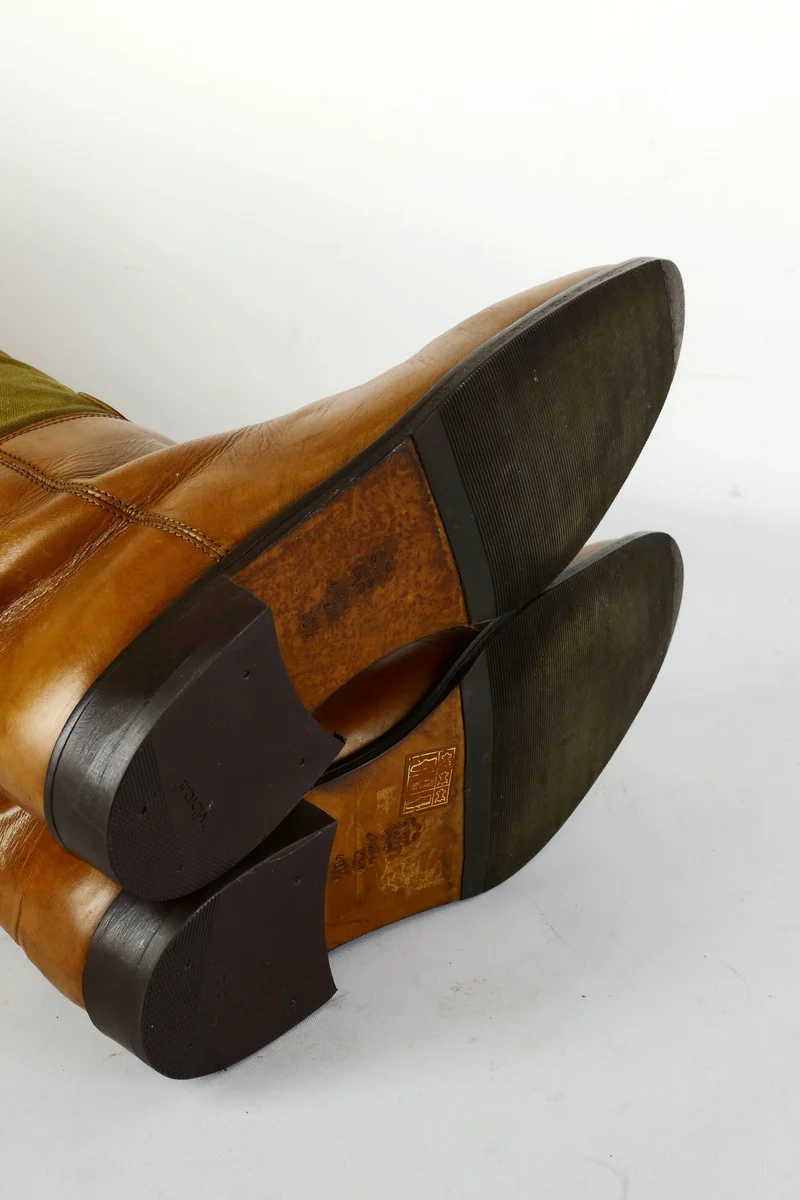 Stiefel Leder mehrfarbig