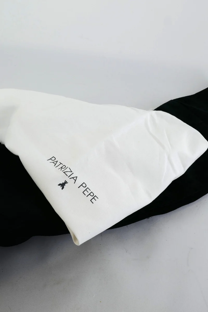Overknees Wildleder schwarz
