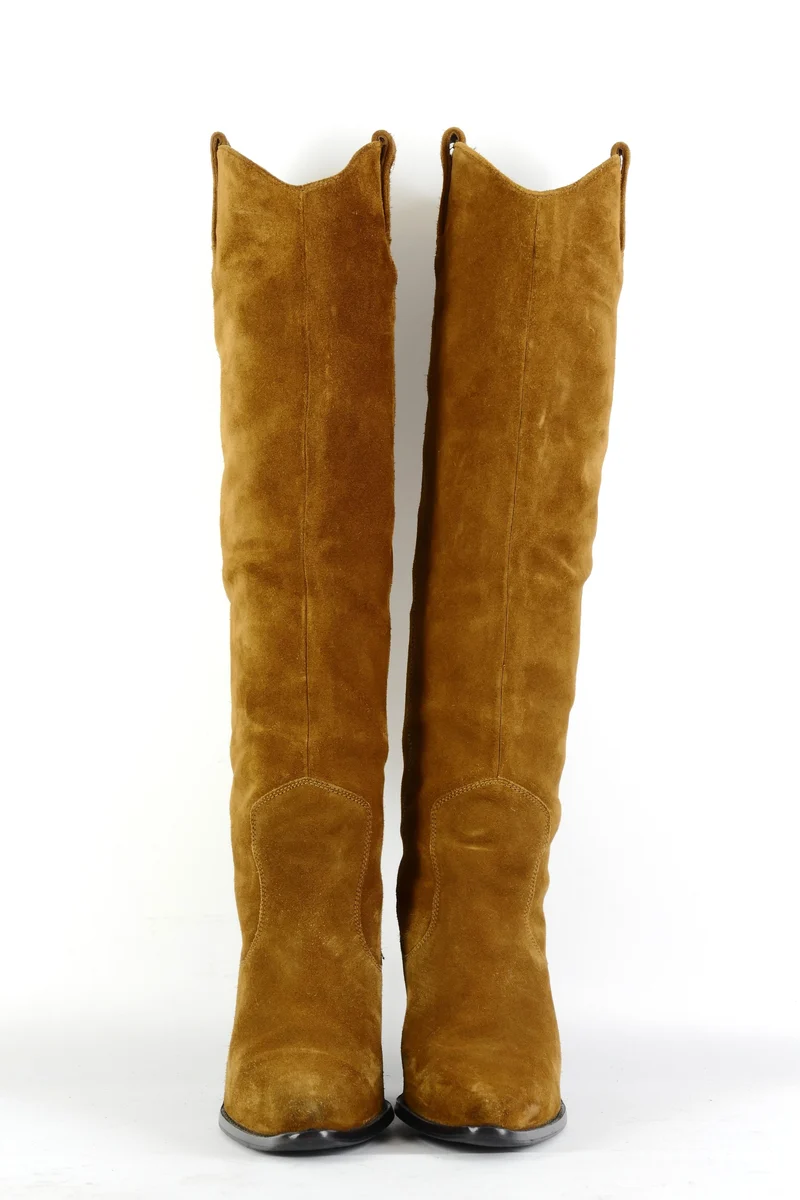 Stiefel Wildleder cognac