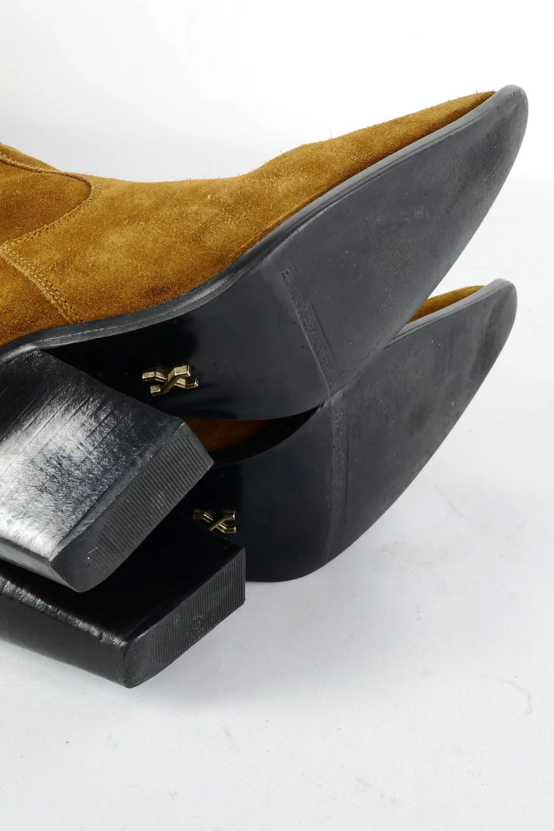 Stiefel Wildleder cognac