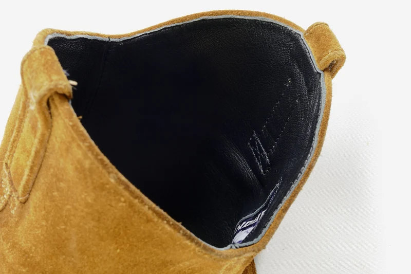 Stiefel Wildleder cognac