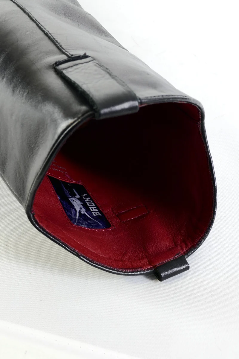 Stiefel Leder schwarz