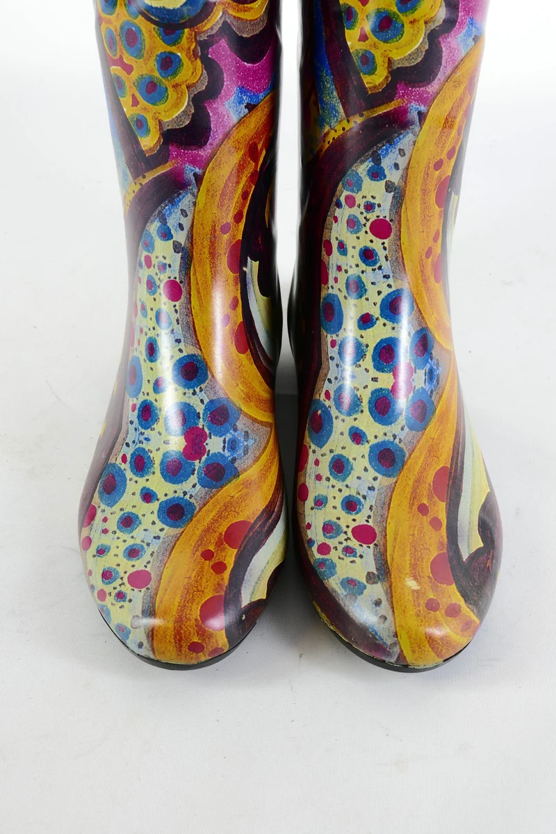Gummistiefel mehrfarbig
