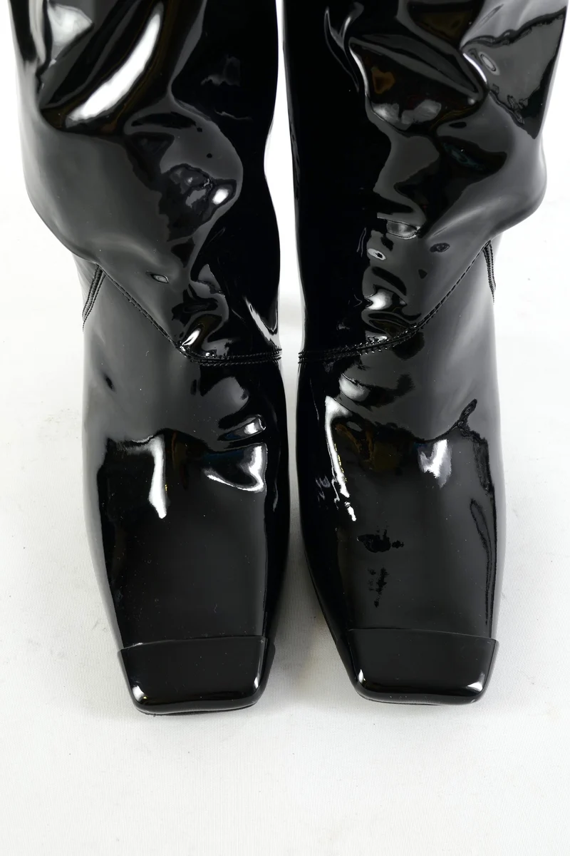 Hohe Stiefel Leder schwarz