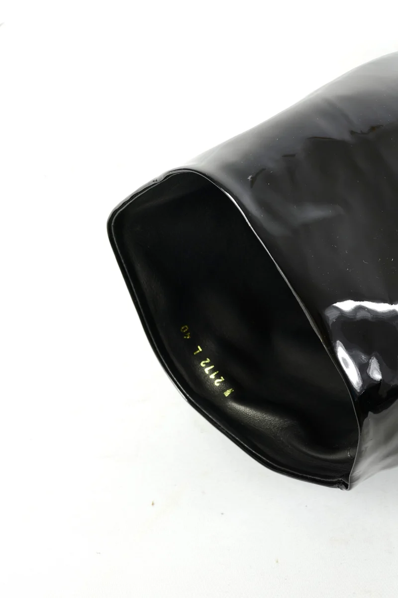 Hohe Stiefel Leder schwarz