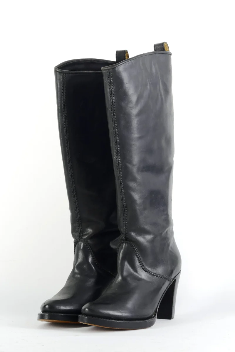 Stiefel Leder schwarz