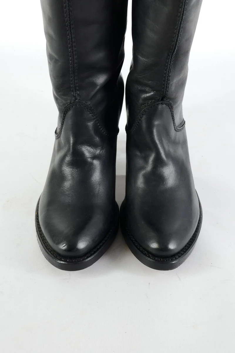 Stiefel Leder schwarz