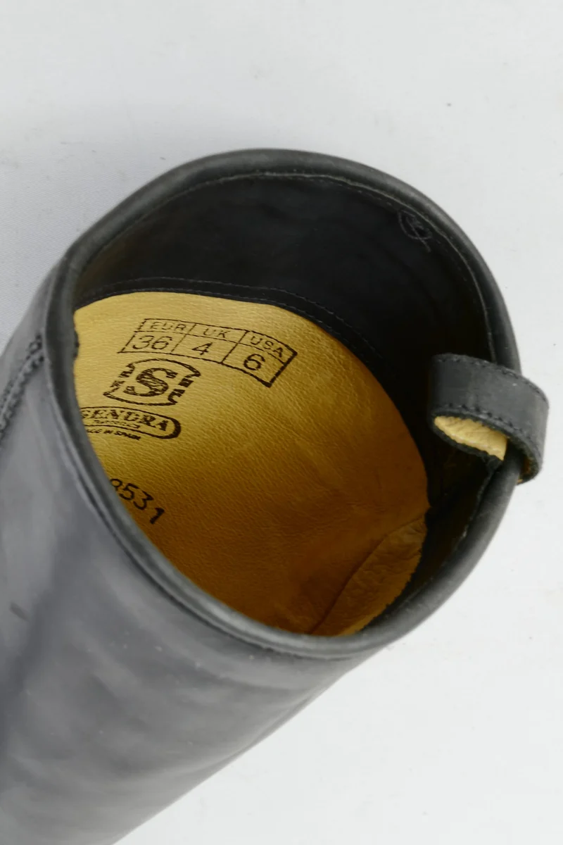 Stiefel Leder schwarz