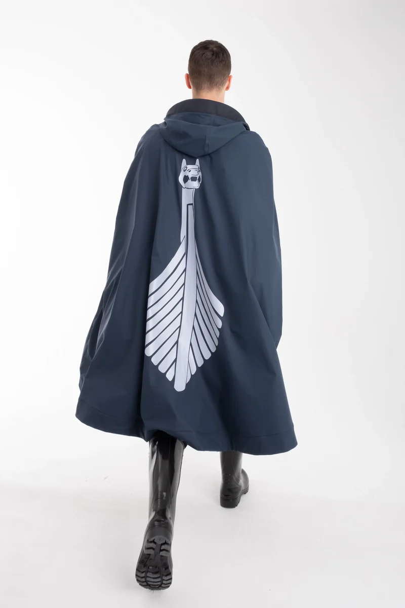 One Node X Sagastad Poncho Reflex Marineblå Herre